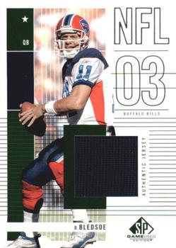 2003 SP Game Used #151 Drew Bledsoe Front