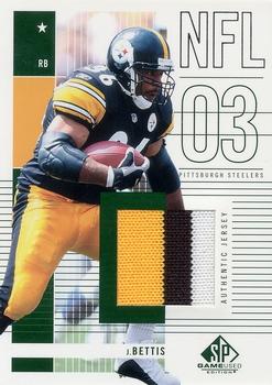 2003 SP Game Used #162 Jerome Bettis Front