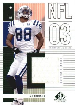 2003 SP Game Used #166 Marvin Harrison Front