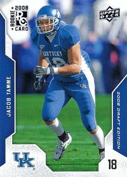 2008 Upper Deck Draft Edition - Blue #44 Jacob Tamme Front
