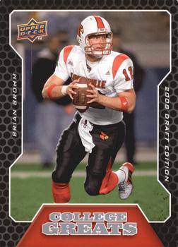 2008 Upper Deck Draft Edition - College Greats #CG1 Brian Brohm  Front