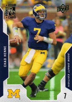 2008 Upper Deck Draft Edition - Green #12 Chad Henne  Front