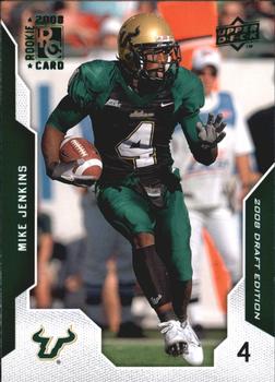 2008 Upper Deck Draft Edition - Green #76 Mike Jenkins  Front