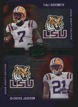 2008 Upper Deck Draft Edition - Green #231 Ali Highsmith / Chevis Jackson Front