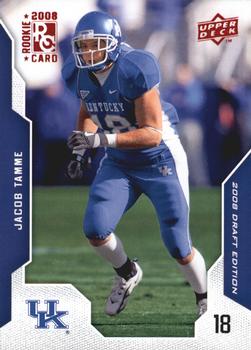2008 Upper Deck Draft Edition - Red #44 Jacob Tamme Front