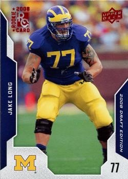 2008 Upper Deck Draft Edition - Red #45 Jake Long Front