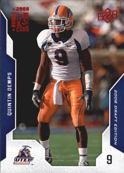 2008 Upper Deck Draft Edition - Red #89 Quintin Demps Front