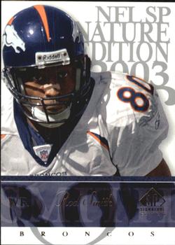 2003 SP Signature Edition #66 Rod Smith Front