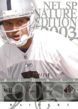 2003 SP Signature Edition #131 Ryan Hoag Front
