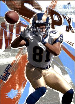 2003 SPx #61 Torry Holt Front