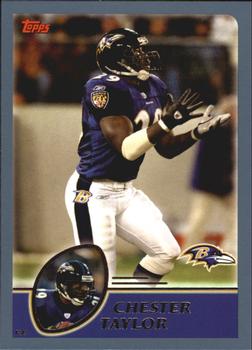 2003 Topps #63 Chester Taylor Front