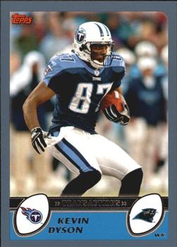 2003 Topps #85 Kevin Dyson Front