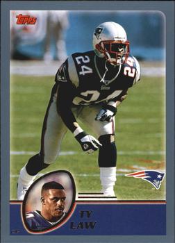 2003 Topps #193 Ty Law Front