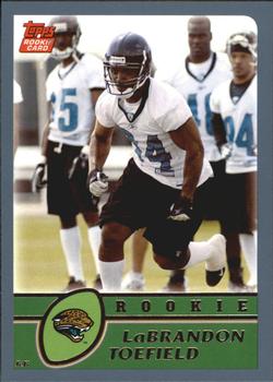 2003 Topps #353 LaBrandon Toefield Front