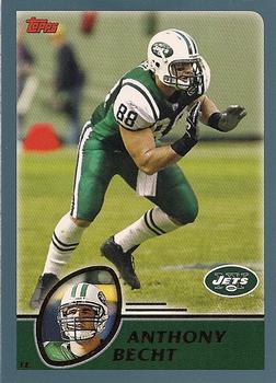 2003 Topps #16 Anthony Becht Front