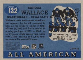 2003 Topps All American #132 Seneca Wallace Back
