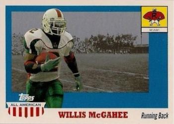 2003 Topps All American #139 Willis McGahee Front