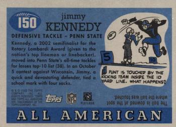 2003 Topps All American #150 Jimmy Kennedy Back
