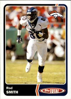 2003 Topps Total #11 Rod Smith Front
