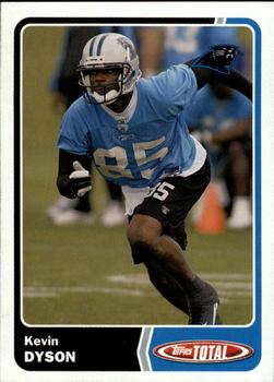 2003 Topps Total #216 Kevin Dyson Front