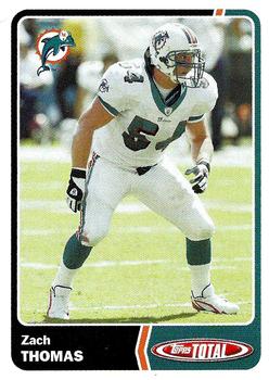 2003 Topps Total #318 Zach Thomas Front