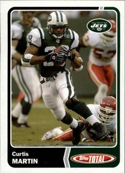 2003 Topps Total #319 Curtis Martin Front