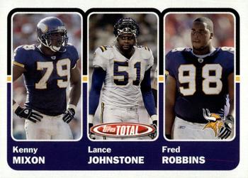 2003 Topps Total #348 Kenny Mixon / Lance Johnstone / Fred Robbins Front