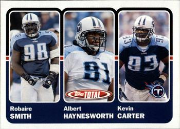 2003 Topps Total #361 Albert Haynesworth / Kevin Carter / Robaire Smith Front