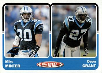 2003 Topps Total #373 Mike Minter / Deon Grant Front