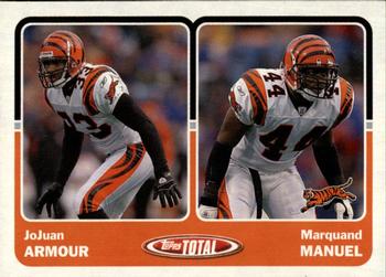 2003 Topps Total #380 JoJuan Armour / Marquand Manuel Front