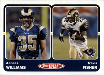 2003 Topps Total #433 Aeneas Williams / Travis Fisher Front