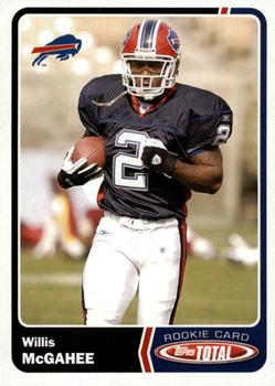 2003 Topps Total #470 Willis McGahee Front