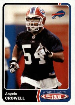 2003 Topps Total #485 Angelo Crowell Front