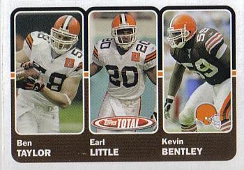 2003 Topps Total #338 Ben Taylor / Earl Little / Kevin Bentley Front