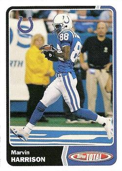 2003 Topps Total #45 Marvin Harrison Front