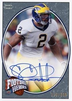 2008 Upper Deck Heroes - Autographs Blue #153 Shawn Crable Front
