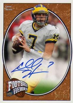 2008 Upper Deck Heroes - Autographs Bronze #117 Chad Henne Front