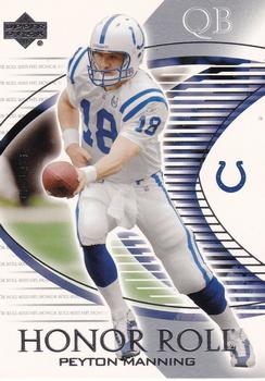 2003 Upper Deck Honor Roll #75 Peyton Manning Front