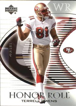 2003 Upper Deck Honor Roll #81 Terrell Owens Front