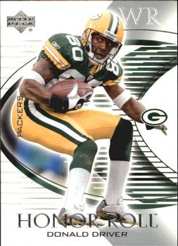 2003 Upper Deck Honor Roll #91 Donald Driver Front