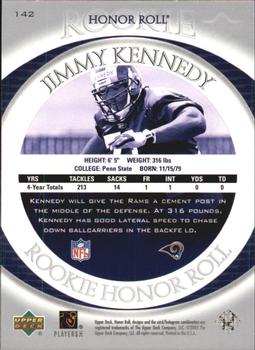2003 Upper Deck Honor Roll #142 Jimmy Kennedy Back