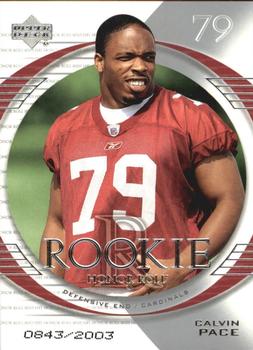 2003 Upper Deck Honor Roll #148 Calvin Pace Front