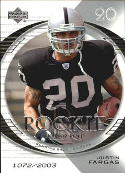 2003 Upper Deck Honor Roll #162 Justin Fargas Front