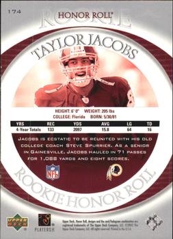 2003 Upper Deck Honor Roll #174 Taylor Jacobs Back
