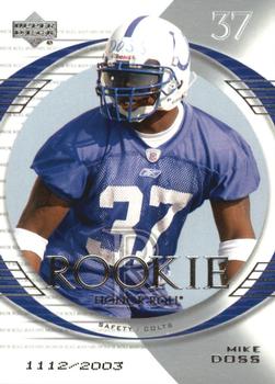 2003 Upper Deck Honor Roll #188 Mike Doss Front