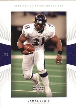 2003 UD Patch Collection #53 Jamal Lewis Front