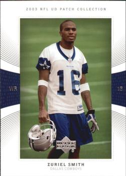 2003 UD Patch Collection #102 Zuriel Smith Front