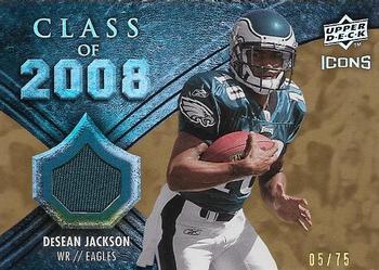 2008 Upper Deck Icons - Class of 2008 Jersey Gold #CO2 DeSean Jackson Front