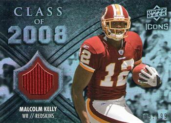 2008 Upper Deck Icons - Class of 2008 Jersey Silver #CO26 Malcolm Kelly Front