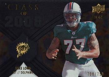 2008 Upper Deck Icons - Class of 2008 Silver #CO7 Jake Long Front